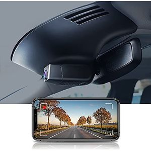 FITCAMX Dash Cam Compatibel met Volvo XC40 T4 T5 Momentum R-Design Inscription 2019 2020 2021 2022 (Model A), 4K Video WiFi, UHD Video, G-Sensor, OEM-accessoires, Eenvoudig te installeren met 64GB-kaart
