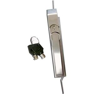 1 set drijfstangslot roestvrij staal distributiedoos slot schakelkast schakelaar elektrische kast gereedschapskist slot deurslot (kleur: MS830-1- roestvrij)