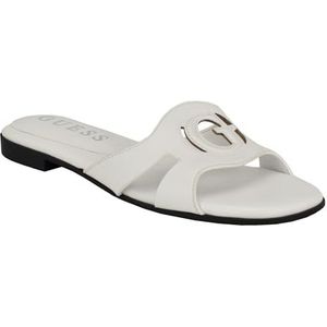 GUESS Ciella sandaal voor dames, Wit 140, 39 EU