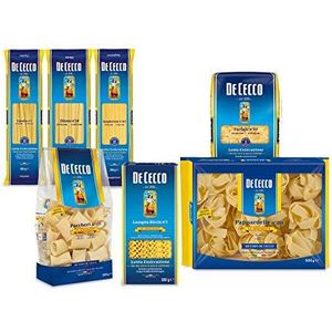 Pasta De Cecco 100% Italiaans speciaal pakket 7x 500g pasta