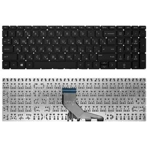RU Russisch laptoptoetsenbord met achtergrondverlichting voor HP 15-GW 15Z-GW 250 255 G7 15-CS 15T-CS000 16-A TPN-C135 L13320-251 toetsenborden gouden toetskap(RU Black No backligt)