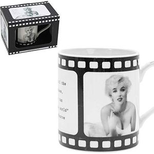 Lesser & Pavey Marilyn Monroe Fine China mok Film Reel Design Gift Boxed Cup