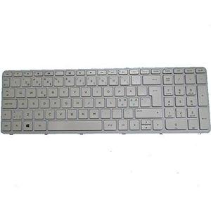 Laptop Toetsenbord Voor HP Voor Pavilion 15-N000 15-N100 15-E000 Wit Met wit Frame Nordic NE 720597-DH1 AER65X00320 SN6126W SG-59810-79A 2B-06940Q111