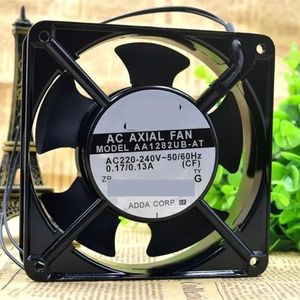 VOOR ADDA ventilator AA1282UB-AT 1238 12038 12CM 120x120x38MM 220-240V stopcontact 5 bladen windcapaciteit AC VENTILATOR