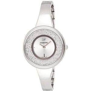 Swarovski Crystalline Pure horloge, metalen armband, wit, roestvrij staal