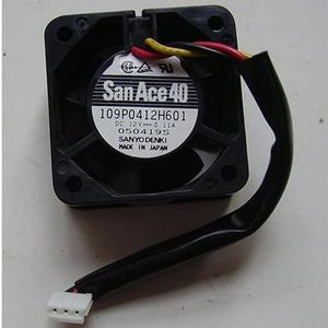 For Sanyo 4020 109P0412H601 DC12V 3-wire speed measurement fan switch fan