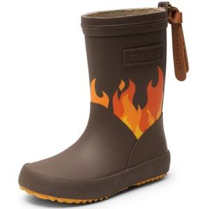 bisgaard Fashion II Regenboot, bruin flames, 32 EU, Brown Flames, 32 EU