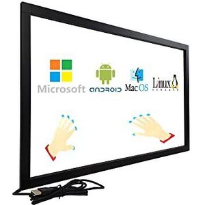 DeYoWo 98 inch infrarood touchscreen-frame, IR-touchscreen-overlay, touchscreen-paneel, vrije driver