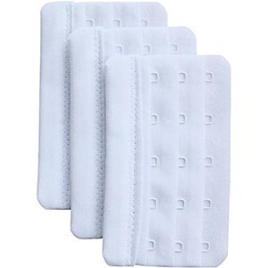 Chanie 3 Stuks Dames Bh-Verlengstukken met 5 Haken, 5.9cm x 9.4cm