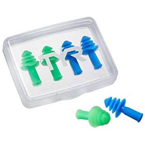 TYR Ergo Flex Oordopjes 4PK (2 paar) - Blauw/Groen