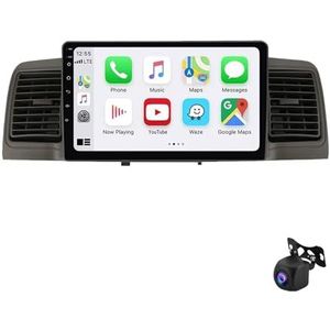 Android 12 Auto Bluetooth Radio 9 Inch Touch Screen Auto Radio Spelers voor Toyota Corolla EX 2007-2012 met Navi GPS autoradio Ondersteunt 4G WiFi USB Stuurbediening Mirror Link RDS(XY4 4Core 2+32G)