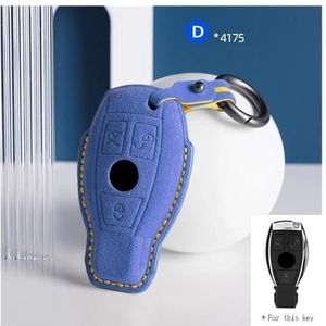 Sleutelbehuizing Voor A B C E Klasse GLS GLA GLK GLC CLS CLA Autosleutel Case Shell Sleutelhanger Voor AMG W204 W205 W212 W463 Autosleutelhoesje(5)