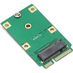 Adapterkaart voor 2230/2242 SSD, M.2 NGFF SSD Naar MSATA SSD, Hardeschijfconverterlezerkaart, met 2 Bevestigingsgaten, Eenvoudige Installatie en Verwijdering