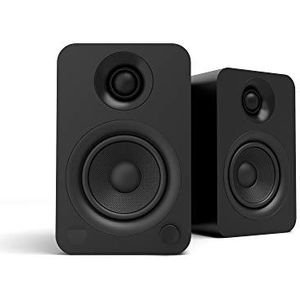 Kanto - YU - Bluetooth Draadloze Boekenplankluidsprekers - Zwart - 140 Watt