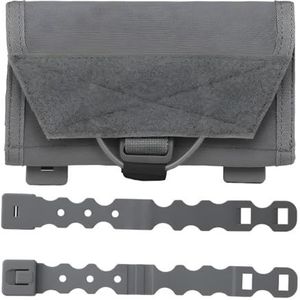 Tactische Medische Tas Met Snelsluiting For Buiten, EHBO-kit Met MOLLE-bevestiging - 14 × 21 Cm, Zeer Sterk Nylon, 0,087 Kg(BLK)