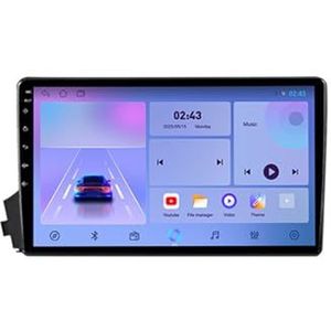Dubbel Din Auto Stereo Compatibel Met Apple Carplay Android Auto Voor Ssangyong Rexton 2007-2014 Plug En Play AM/FM Autoradio Back-up Camera, Stuurbediening, Spiegel Link(NF-6 4G WIFI 8G+128G)