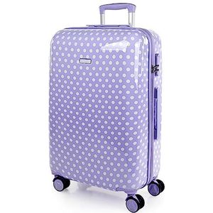 ITACA - Koffer Set - Reiskoffer set. Kofferset voor Elke Reis Handbagage & Trolley Koffers met Wielen - Ultiem Reisgemak 702460B, Mauve