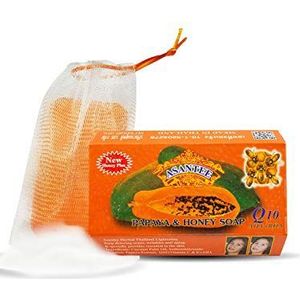 Asantee Papaya & Honing Zeep + Q10 1 x 125g Bar