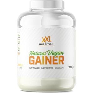 XXL Nutrition - Natural Vegan Gainer - Vanille - 1000 gram