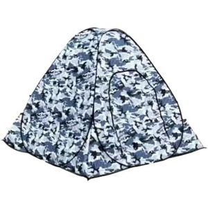 Kampeertent Outdoor kampeerbenodigdheden Winter opvouwbare snel openende poncho viskatoenen tent Kampeer tent (Color : Camouflage L B)