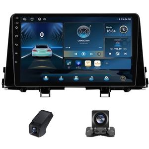 Android 13 Autoradio geldt voor Kia Morning 3 picanto 2017-2020 9 inch Touchscreen Autoradio met Wireless Carplay Android Auto GPS Bluetooth FM/RDS Radio WIFI+Telecamera Achterkant(NF-1)