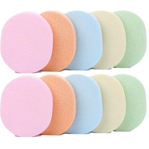 10 Stuks Kleur Willekeurige Gezicht Wassen Schijven Draagbare Vrouwen Mannen Make-up Cosmetische Pad Diverse Kit Cleaning Tool Beauty Supplies