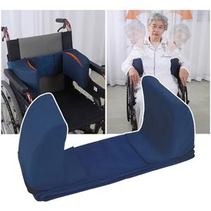 Rolstoel Laterale Ondersteuning,Wheelchair Lateral Support, Verstelbare Laterale Ondersteuning, Bodypad En Kussen Voor Zijbeschermers En Houding - Schuimwigkussens Inbegrepen,Blue