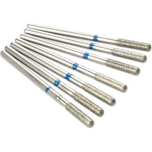 Een spijkerboor Set van 7 diamant nagelboortjes in multicolor(Red)