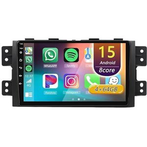Android 15 Radio,voor KIA Borrego/Mohave 2008-2012, 9 Inch Touchscreen Autoradio Met Wireless CarPlay Android Auto Bluetooth WIFI GPS-navigatie Swc(A 4core (2G+32G))