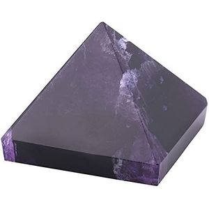 Kristallen Piramide, Functionele Amethistpiramide, voor Thuis Kristaltherapie Kantoordecoratie Cadeau