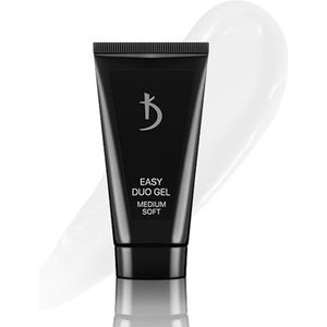 K Professionele acrylgel - Poly Nail Gel -30ml - Polygel Nail - Opbouwgel Acrylgel voor nagels UV LED - Builder Easy Duo Gel Medium Soft Art 03