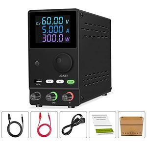 Tafelvoeding van laboratoriumkwaliteit, Laboratorium DC Voeding Verstelbare Unit 30V 10A 5A 60V 3A Spanningsstabilisator Regulator USB Switching Power bron Eenvoudig in te stellen en te gebruiken(SPPS