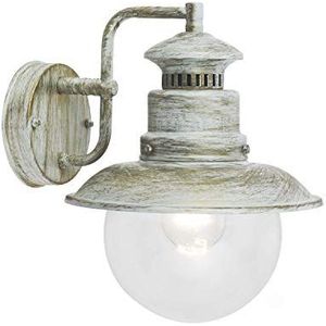 BRILLIANT lamp Artu buitenwandlamp hangend witgoudkleurig | 1x A60, E27, 60W, geschikt voor standaardlampen (niet inbegrepen) | Schaal A ++ tot E | IP-beschermingsklasse: 44 - spatwaterdicht