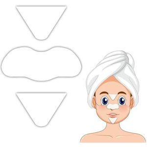 T-Zone and Nose Clear-Up Strips - pleister voor mee-eters en reiniging van onzuiverheden in het gezicht, voorhoofd, neus en kin - patch voor T-zone van alle poriën en huidtypes