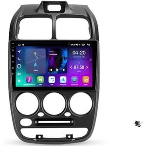 ZWCLSH Android 13 Dubbele Din Auto Stereo Compatibel met Hyundai Accent 1999-2012 met 9'' QLED Touchscreen Radio Ingebouwde Draadloze Carplay/Android Auto/GPS/BT 5.0/FM/AUX-in/SWC, 2NF