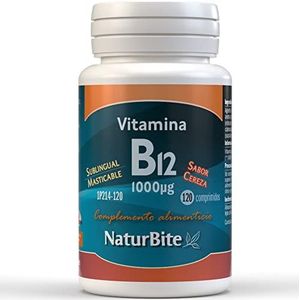 naturbite Vitamine B12 Cyanocobalamine 1000 µg 120 Comp