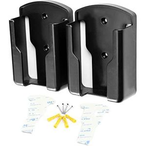 Afstandsbediening Houder, Afstandsbedieninghouder, 2 stuks Zwart Universele Afstandsbediening Organizer Wandhouder, voor Airconditioning, TB-box, TV
