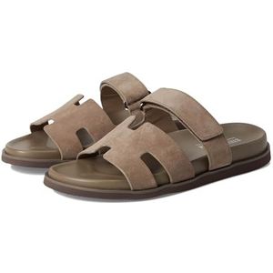 Steve Madden Men's MAIVEN Slipper, Taupe Suede, 11