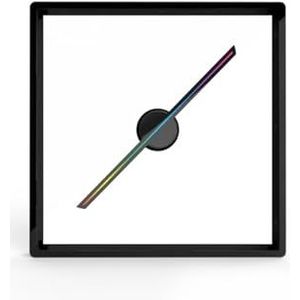 Holografische waaier, T45 All-in-one 3D reclame projector Wifi Led Sign Holografische lamp Speler Afstandsbediening Adverteren Display 3D Fan Hologram Projector Videoprojector(Black)