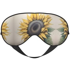 Fresh Zonnebloem Oogmasker Unisex, Zero Eye Pressure Oogslaapmasker, zachte oogschaduw cover voor reizen