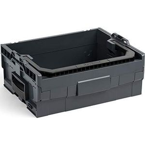 Bosch Sortimo LT-Boxx 170 Gereedschapskoffer, innovatief transportsysteem, lege gereedschapskoffer, compatibel met L-Boxx, antraciet