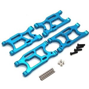 For WLtoys 124007 124008 124010 124017 124019 144001 144016 144018 RC afstandsbediening auto metalen for en achter swingarm onderdelen(SKY BLUE)