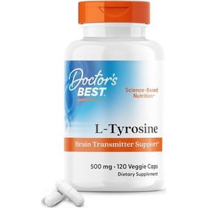 Doctor's Best - L-Tyrosine - 500 mg - 120 Capsules