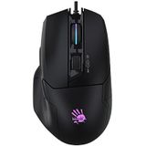 Bloody W70 Max 10000 CPI 8 toetsen optiek RGB UC3&4 actief bedraad zwart gaming muis