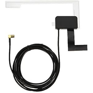 CAM2 DAB antenne, ruitantenne, externe hoogwinnende 18dBi actieve 5V auto, digitale radio, DAB antenne