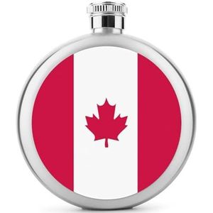 Canada Vlag Rvs Wijnfles voor Mannen Vrouwen Fles Draagbare Drank Fles voor Bruiloft Reizen