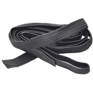5Yards elastische band naaien kleding broek stretch riem kledingstuk DIY stof tailleband accessoires wit zwart 3,0 mm-50 mm-10 mm zwart