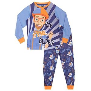 Blippi Jongens Pyjama's Blauw 92