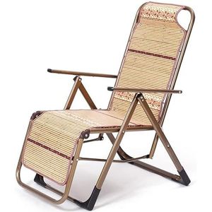GEIRONV Zomerachtersrakkers, buiten strandstoel Kantoor lunchpauze verstelbare luie stoel ademende koele vouwtuin zon ligstoelen Fauteuils