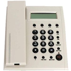Telefoon Thuis Telefoon Retro Telefoon voor Vaste Vaste Mode Creatieve Touw Dital Kantoor Thuis Vaste Telefoon (Wit)